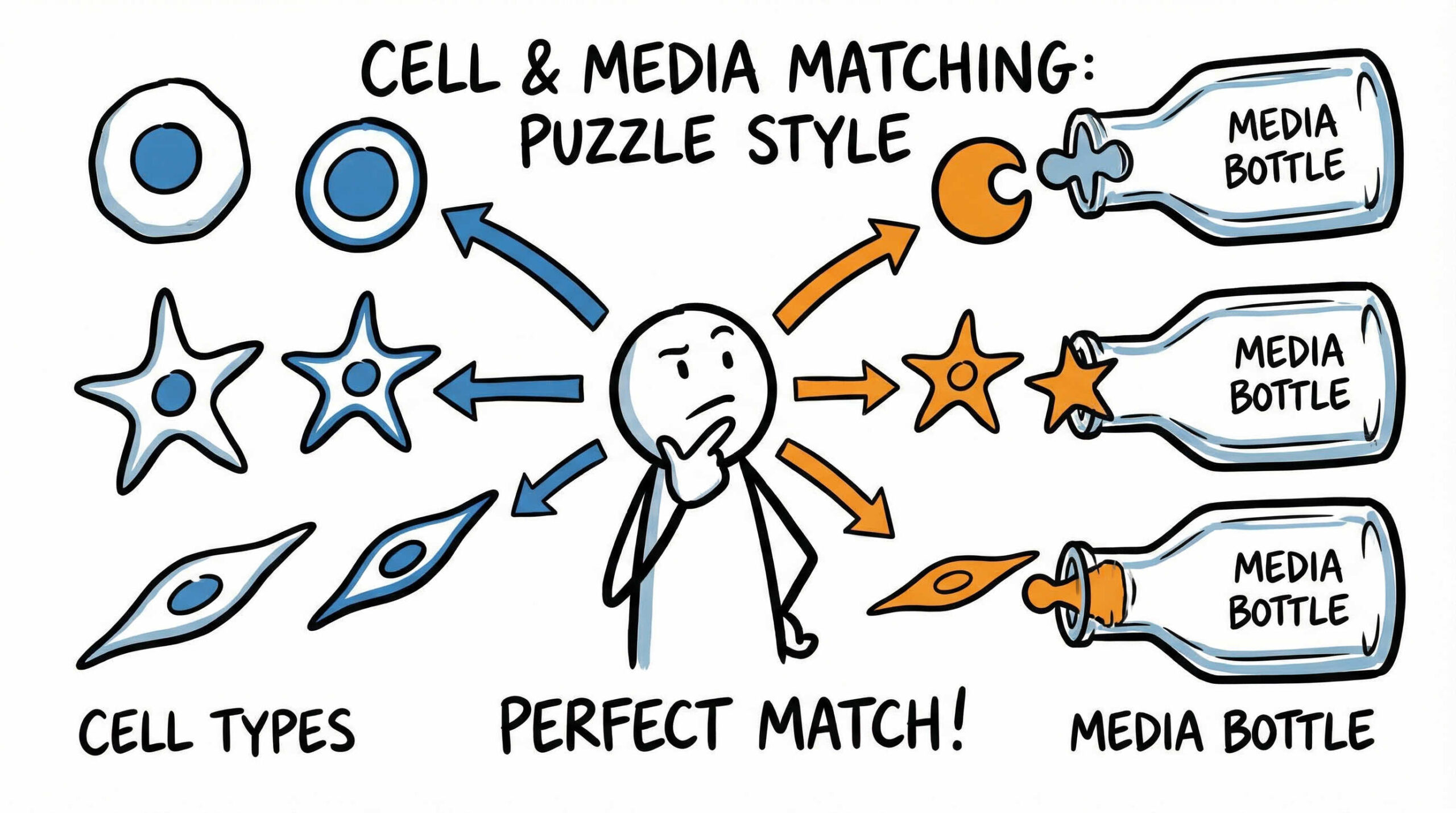 対象細胞・用途別に見る培地選定の具体的なポイント