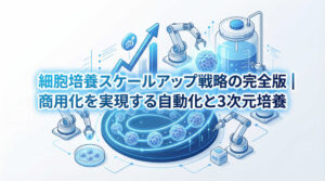 細胞培養スケールアップ戦略の完全版｜商用化を実現する自動化と3次元培養